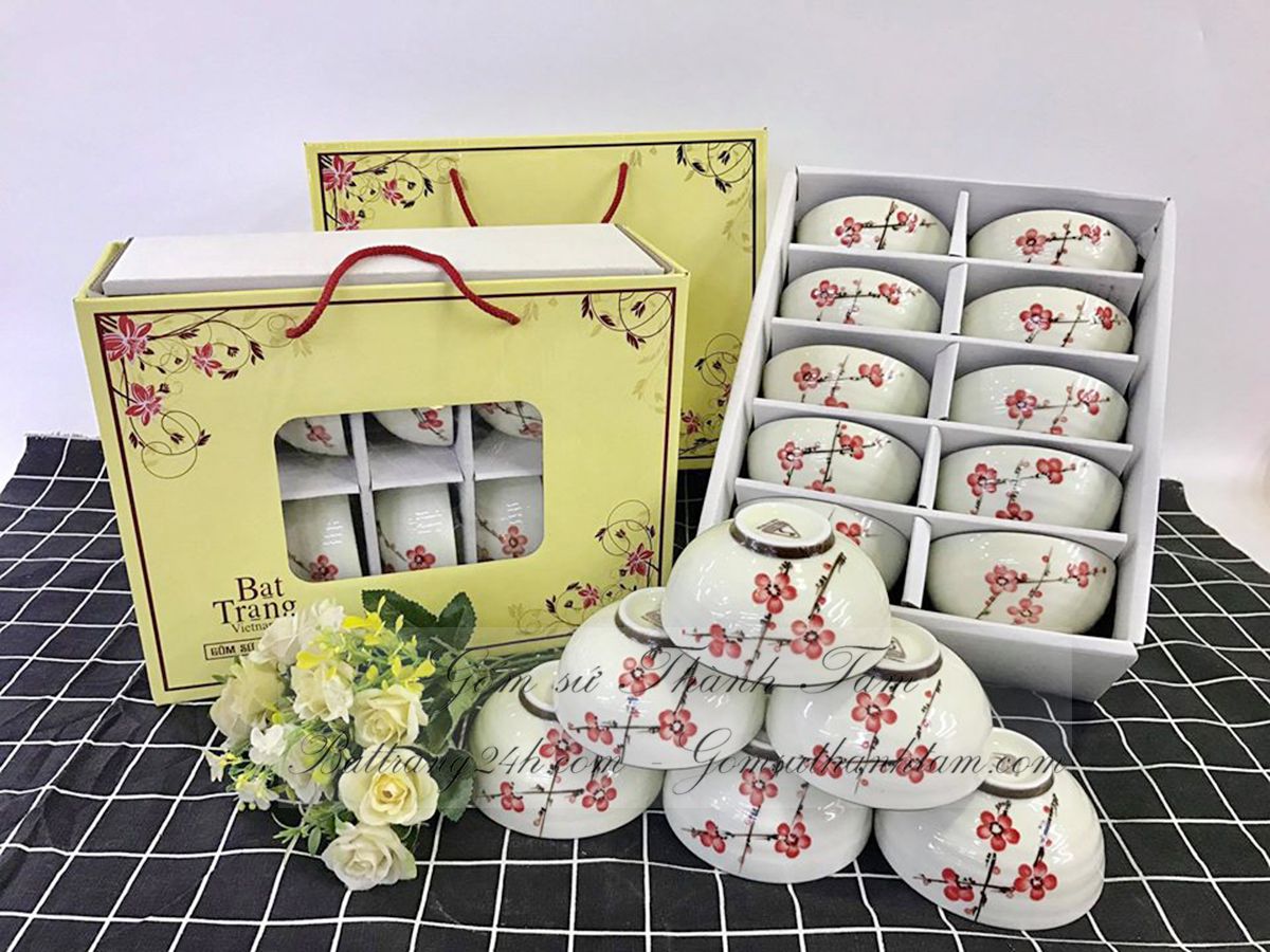 Bộ bát đĩa men màu sắc độc đáo đẹp mắt hàng xuất khẩu cao cấp, bộ bát đĩa gốm sứ Bát Tràng đẹp