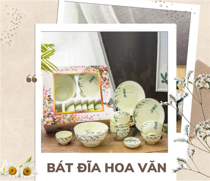 Bộ bát đĩa cao cấp