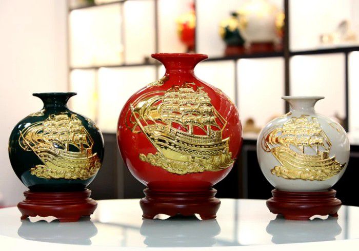 Lưu ngay địa chỉ mua bình gốm trang trí phòng khách đẹp, sang trọng Lưu ngay địa chỉ mua bình gốm trang trí phòng khách đẹp, sang trọng