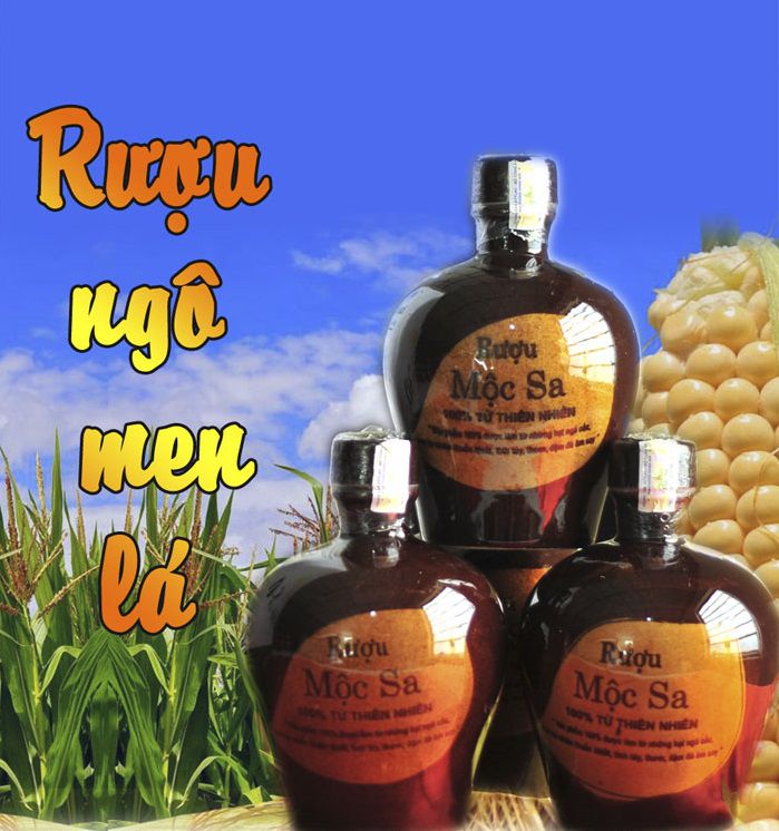 Rượu ngô men lá - Đặc sản Tuyên Quang Rượu ngô men lá - Đặc sản Tuyên Quang