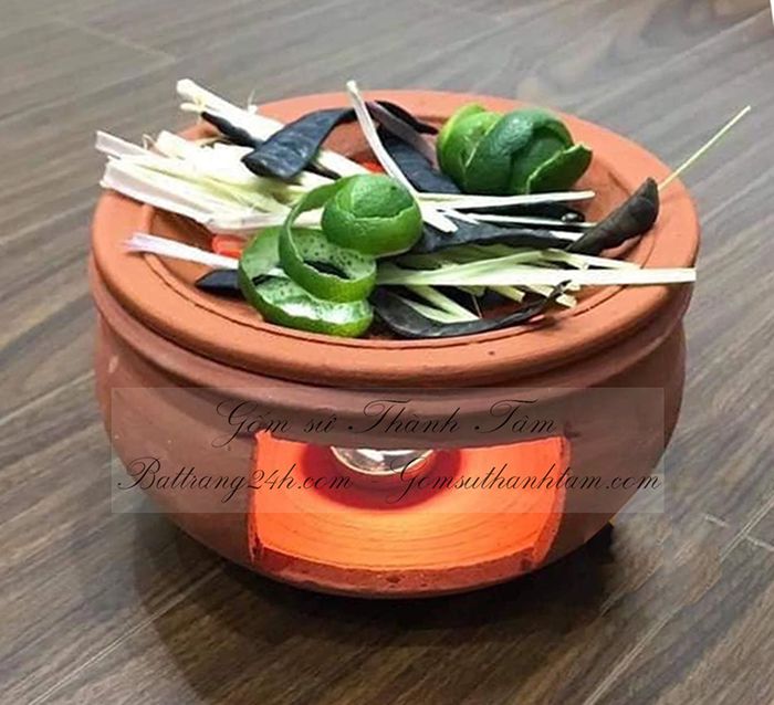 Nồi đất xông bồ kết Bát Tràng