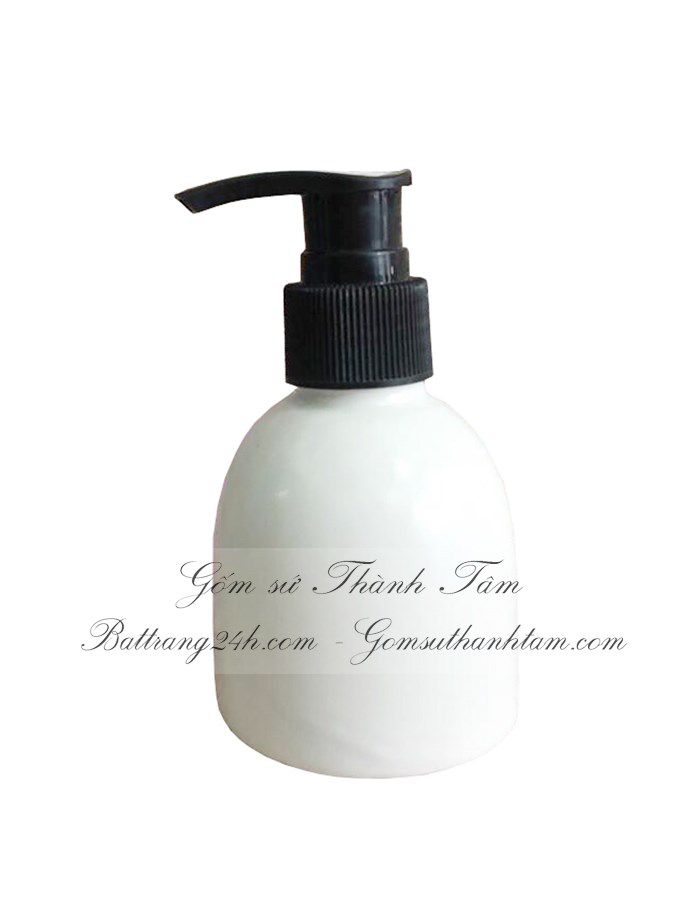 Mua bình xịt phòng tắm gốm sứ loại nhỏ dạng tròn vòi nhựa giá rẻ nhất, bình xịt phòng tắm in logo thương hiệu