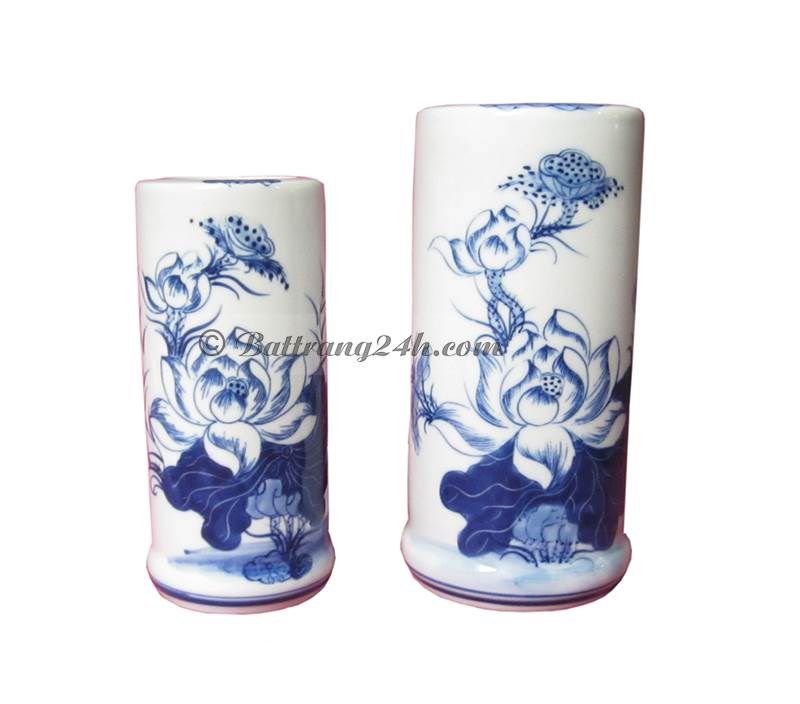 Ống đựng hương gốm sứ Bát Tràng giá rẻ, chất lượng