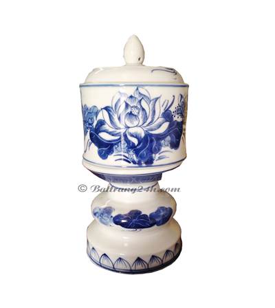 Đài hoa sen gốm sứ Bát Tràng giá rẻ