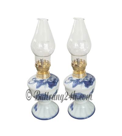 Đèn dầu thờ cúng gốm sứ Bát Tràng giá rẻ