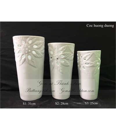 Tư vấn cách chọn mua lọ hoa men trắng sứ cao cấp